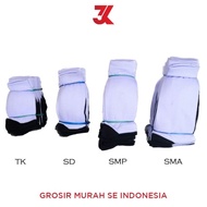 White school socks with black soles Scout socks black socks