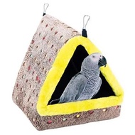 de67 Pet Hamster Cage Warm Bird Hammock Hanging Tent Bed For Bird Winter Parrot Hammock Cave Cage Sleeping Bird Cage DecorationCages &amp; Crates