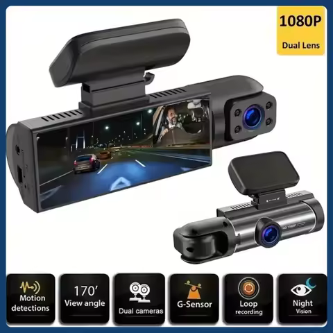 Dual Lens Car DVR FHD 1920*1080P Dash Camera Cabin Dashcam Vehicle Video Dash Cam Drive Recorder Int