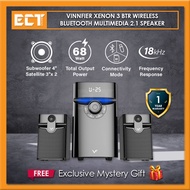 Vinnfier Xenon 3 BTR / Xenon 8 BTRM Wireless Bluetooth Multimedia 2.1 Speaker (Without mic / with mi