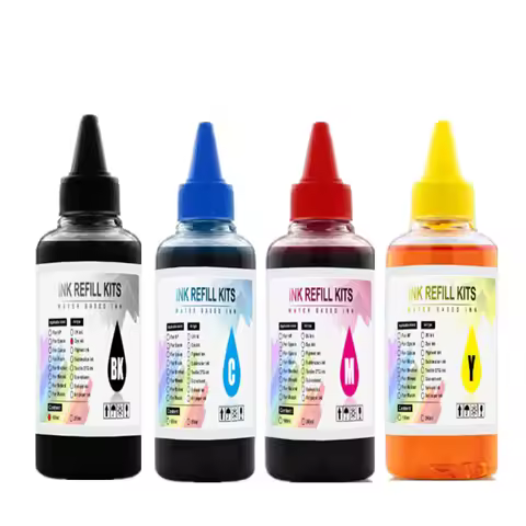 100ML Universal Printer Ink Refill CISS Kit Compatible For HP Canon Epson Brother Inkjet Tank Cartri