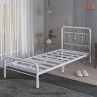 SUPER HEAVY DUTY SINGLE METAL BED FRAME /Katil Besi Single / Solid Metal Bed