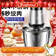 meat grinder[SG stock/24-hour shipping] Meat grinder household 2L 3L stainless steel meat grinder co