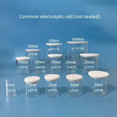 C002 Three Port Ordinary Electrolytic Cell Laboratory Electrolytic Cell Redox Reactor Electrochemica