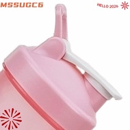 IMSSUG Water Mixer Cup, PP Pink/Black/Blue Shaker Bottle, Durable 20oz Locking Lid Fitness Shaker Bo