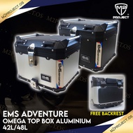 Top Box Aluminium EMS ADVENTURE OMEGA- by m2project.os