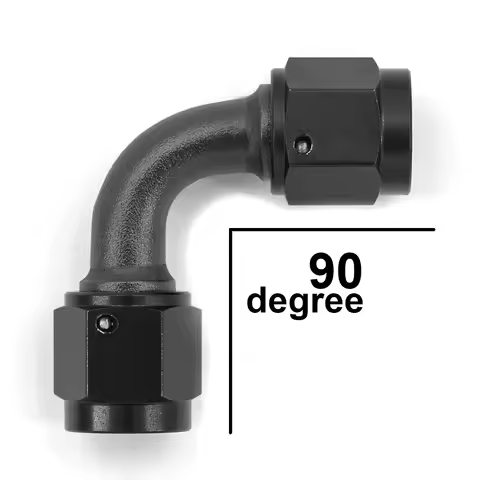 Universal AN6 AN8 female to AN6 AN8 AN10 female hydraulic hose elbow oil cooler fitting hose accesso