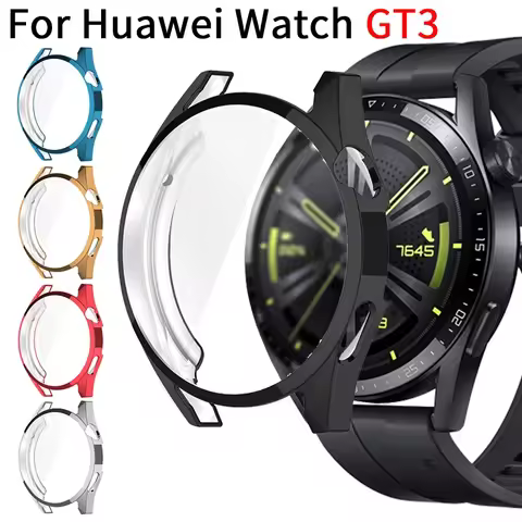 TPU Case For Huawei Watch GT3 46mm Screen Protector Cover Bumper For Huawei Watch GT 3 42mm 46mm Sof