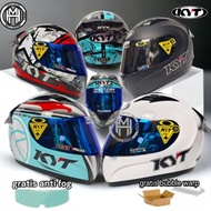 Paket Ganteng Helm Kyt R10 Full Face|Paket Sticker Spoiler