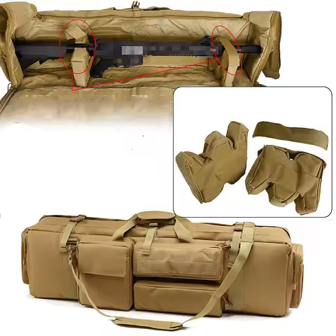 M249 Nylon Outdoor Sports Backpack Military Hunting Tactical Gun Backpack Shooting Rifle Airgun Comb