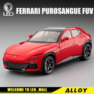 LEO 1:22 Ferrari Purosangue FUV Diecast Model Car Alloy Cars Toys Collection Gift For Kids Boy Girl