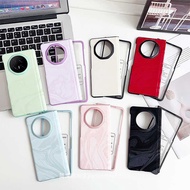 Case Cover for Honor Magic V5 / V3 Fold Mobile Phone Casing with Plastic Glass Film Hard PC Back Sho