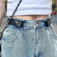 [TurnBright] Buckle-Free Belts for Women Men Jean Pants Dress Buckle Adjustable Stretch Elastic Wais