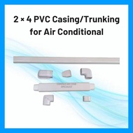 2 x 4 Pvc Casing Trunking For Air Conditioning.