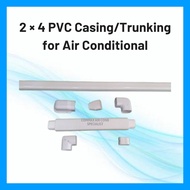 2 x 4 Pvc Casing Trunking For Air Conditioning.