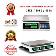 Electronic Digital Princing Scale : 3kg,10kg,25kg,40kg. Timbang Digital Ketepatan Tinggi