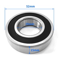 2pcs Bearing 6200 6201 6202 6203 6204 6205 6206 2RS RS 6200RS 6201RS 6202RS 6205RS 6206RS Chrome Ste