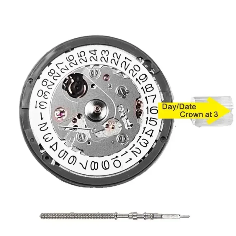 Japan Genuine NH35 Automatic Mechanical Movement High Accuracy 24 Jewels Mod Watch Replacement NH35A