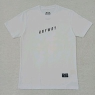 Anyway Short Sleeve T-Shirt "ANYWAY" White 735