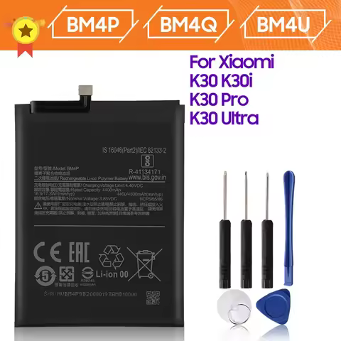 Production in 2024 Phone Battery BM4P BM4Q BM4U For Xiaomi Mi Redmi K30 Pro K30 Ultra K30Pro Replace