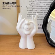 UUO4 Creative Body Art Modeling Office Supplies Desktop Multifunctional Storage Pen Holder Makeup Br