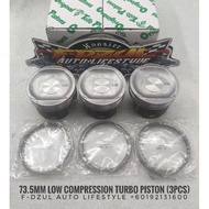 Piston 73.5mm 73mm Turbo Piston Daihatsu EJ 1000CC Kelisa Kenari