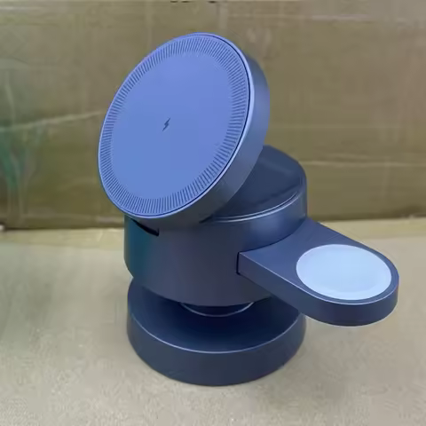 3 In 1 Foldable Magnetic Wireless Charger Stand For Iphone 15 14 13 Pro/Max For Iwatch 3/2 Fast Char