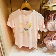 Shanghai Disney Daigou 2026 Jelly Summer Series Duffy and Friends Cartoon Short-Sleeved T-Shirt Top