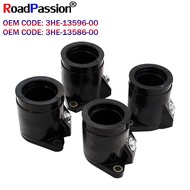 ↂRoad Passion Motorcycle Motobike Accessories Carburetor Interface For YAMAHA FZR600 FZR 600 Genesi