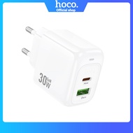 Hoco CS55A Original 100% GAN PD 30WQC3.0 Fast Charging Charger Set Type-c Android&IOS Phone for Sams