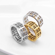 [Golden Abacus Ring] Finger Wealth Code Can Dial Actually Beads Actually Actually Life