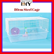 80cm Hamster Steel Cage Hamster Small Animal Dwarf Syrian Cage Accessories Craftsboydiy