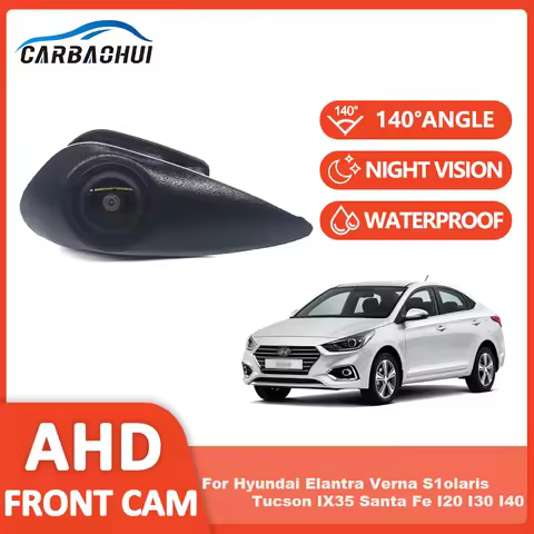 CCD AHD 1080P Vehicle Emblem Logo Front View Camera For Hyundai Elantra Verna Accent Tucson IX35 San