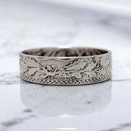 法國錢幣戒指，女士法國錢幣戒指，男士法國錢幣戒指，男士法國戒指