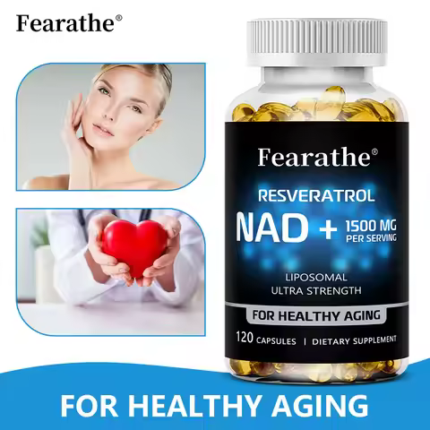 NAD Supplements 1500mg - with Resveratrol,Supports Cellular Health,Stamina & Anti-Aging,Immune Syste