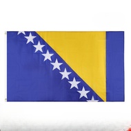90*150cm Bosnia-Herzegovina Flag 3*5Ft Bosnia  polyester flags