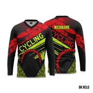 Mountain Bike Trail Jersey Custom Printing Premium Name 3R (BK Relo)