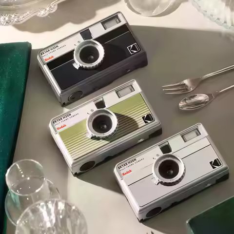 Retro KODAK Nostalgic EKTAR H35 Half Frame KODAK H35N 35mm Film Camera Portable Reusable Camera Supp
