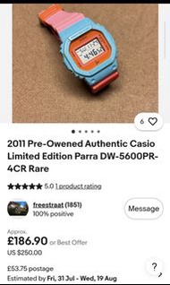 藝術家 Parra 設計 Casio G-Shock DW-5600PR 限量版