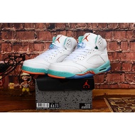 Ready Stock Aj5 Mid-Top Blue Sneakers