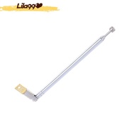 1pcs 37cm 5 Section telescopic Stainless Steel Universal FM Radio Antenna