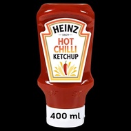 Heinz UK Chili Ketchup 460g - 0 Fat, Low Calorie Tomato Sauce, 148g Tomatoes/100g, 107kcal/100g