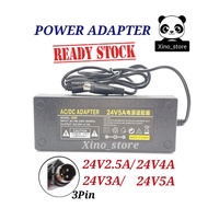 24V 2.5A / 24V 3A / 24V 4A / 24V 5A (3pin) Printer Power Adapter 24V2.5A / 24V3A / 24V4A / 24V5A The