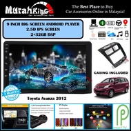 (6RAM 128GB IPS 4G 8Core DSP) Toyota Avanza 2012 9" Inch  Android 10 Car Android GPS Wifi Player GPS