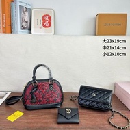 Lv+Chanel三件套 貝殼包+發財包+錢包 實用性價比組合