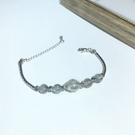 辟邪  提升金運 黑髪晶 手鏈 天然石  財運 黑髮晶 水晶