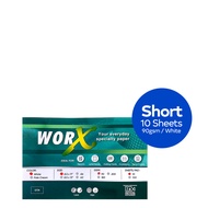 Worx Paper Short 90gsm White 10s
