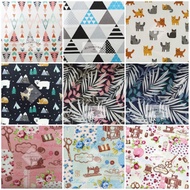 Part 6 canvas fabric 50x50 cm fat quarter canvas patchwork material 50 cm