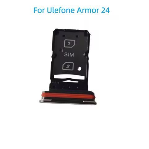 For Ulefone Armor 24 Phone Black Sim Tray Slot SD Memory Card Slot Holder Adapter