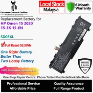 HP Laptop Battery SD03XL 52.5Wh for HP OMEN 15 2020 OMEN 15-EN 15-EK Series Gaming Laptop
